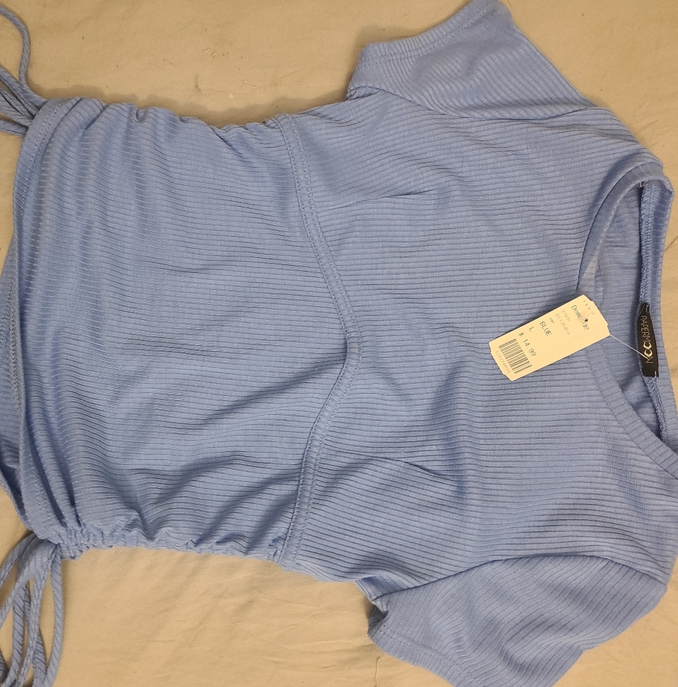 Baby blue top
